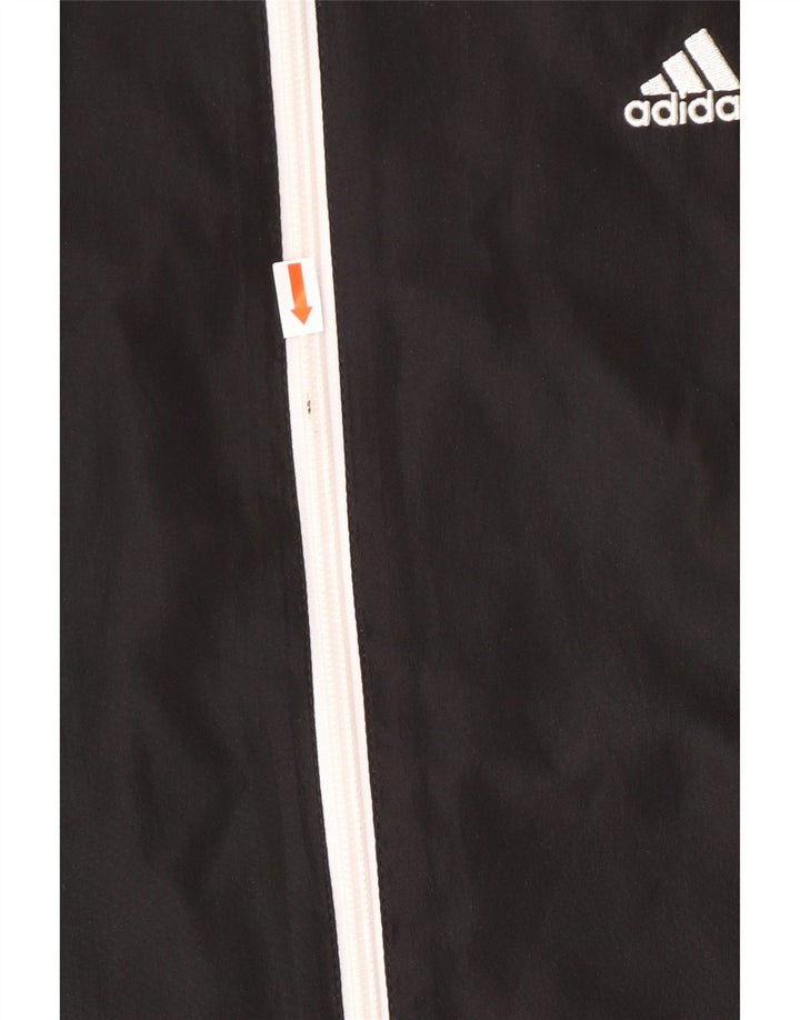 Adidas Veste de survêtement pour homme UK 40/42 Medium Noir Polyester