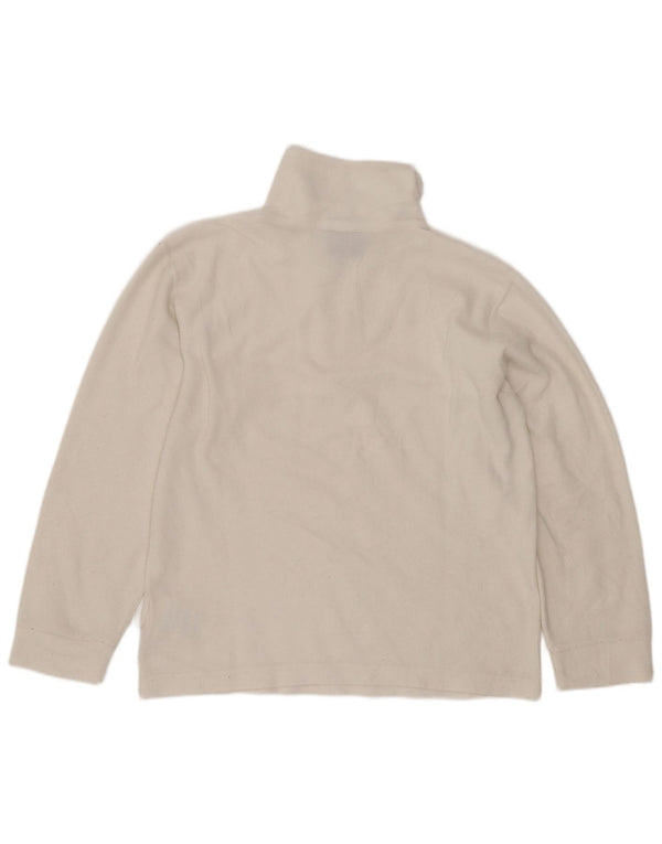 Champion Sweat-shirt en polaire à col zippé pour fille 11-12 ans Grand Blanc