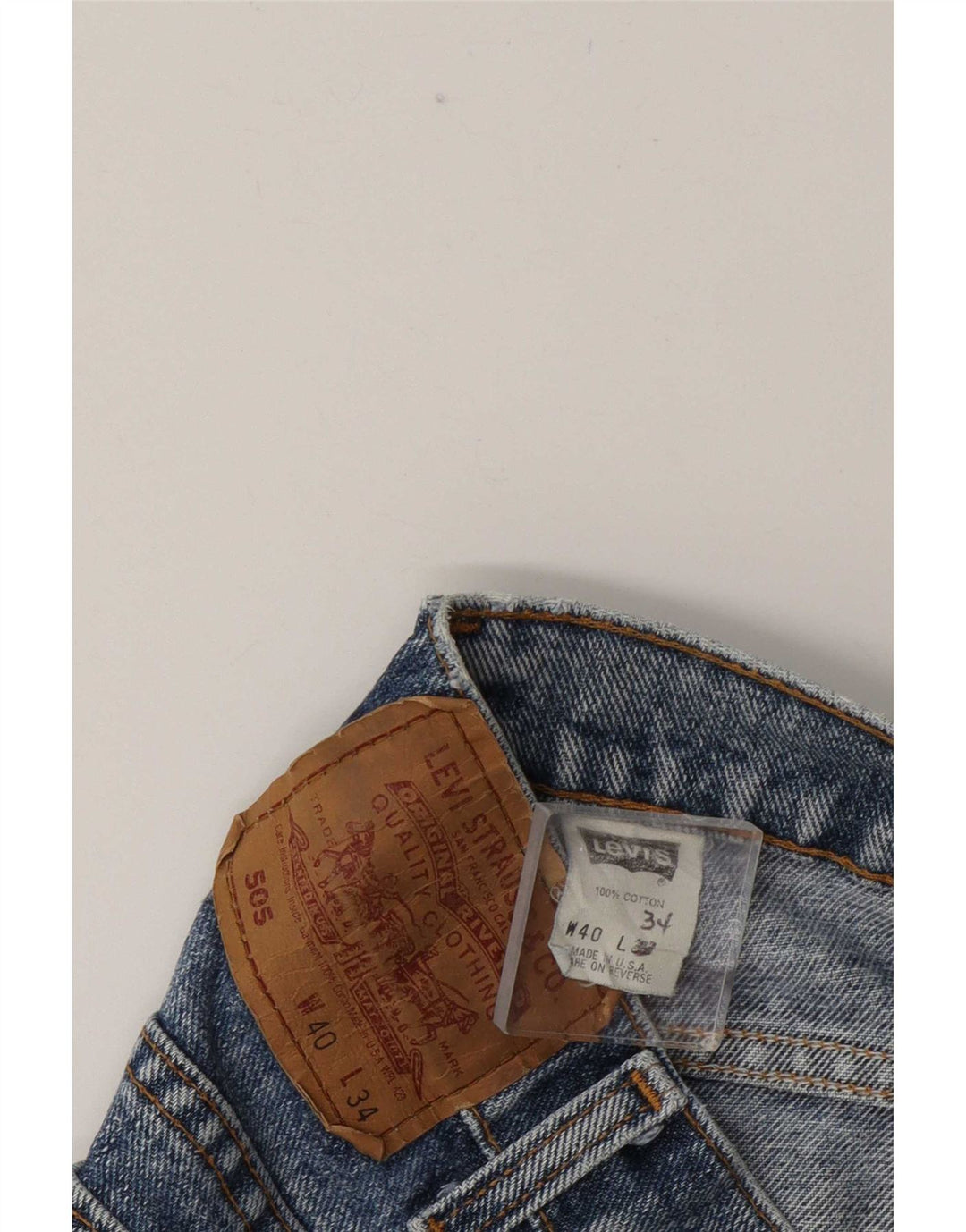 Levi's Jean Droit 505 Homme Bleu W40 L26 Coton