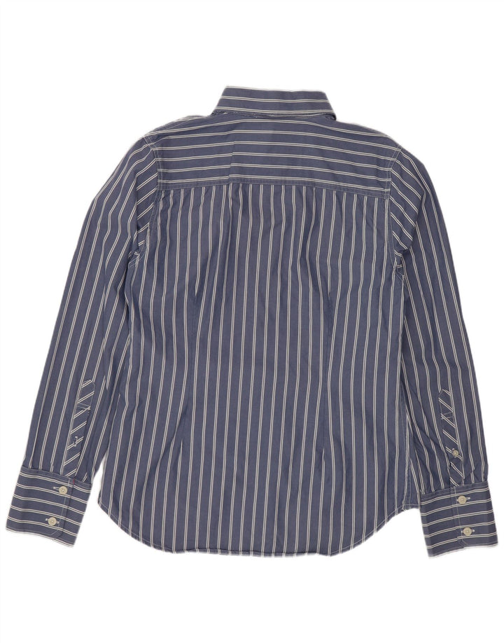 Superdry Chemise Classique En Coton Rayé Bleu Large Femme