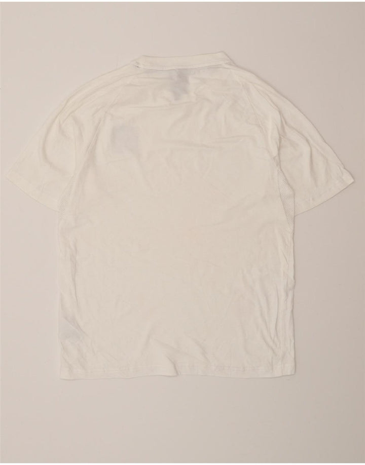 ADIDAS Mens T-Shirt Top Medium White Cotton