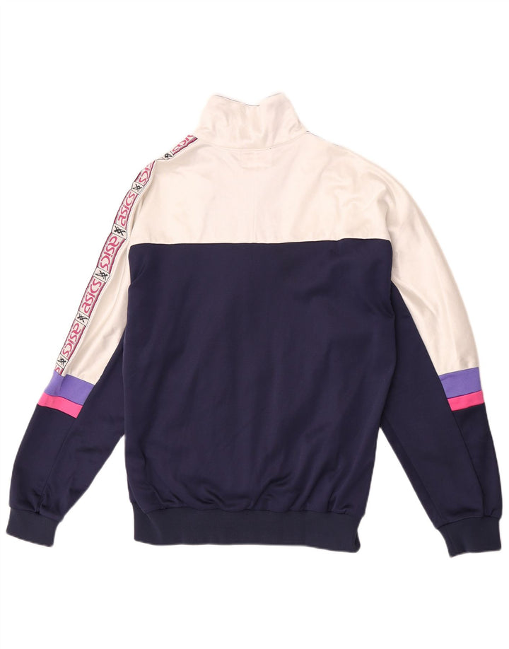 Asics Veste de Survêtement Graphique IT 50 Homme Blanc Moyen Colorblock