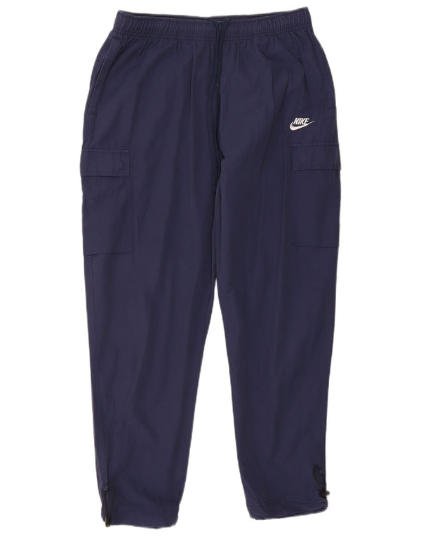 Nike Pantalon de survêtement cargo pour homme en coton bleu marine Taille L