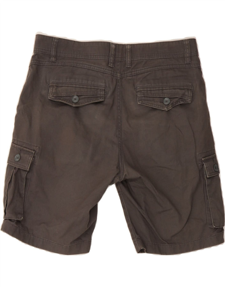 DACK'S Mens Regular Fit Cargo Shorts IT 46 Small W34  Brown Cotton Vintage Dack's and Second-Hand Dack's from Messina Hembry 