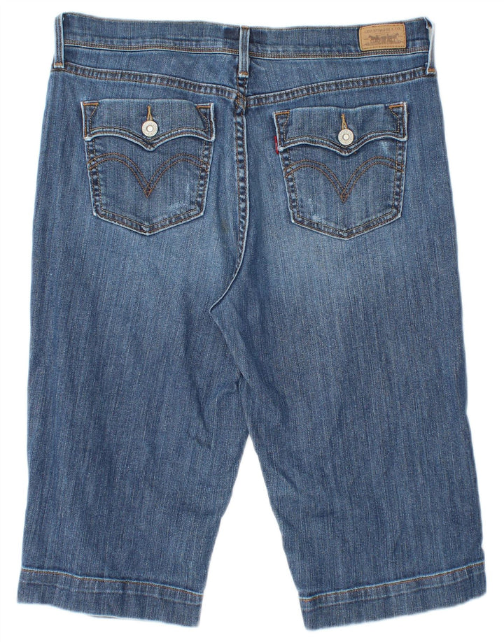 LEVI'S Bermuda en denim vieilli pour femme US 8 Medium W28 Bleu Coton