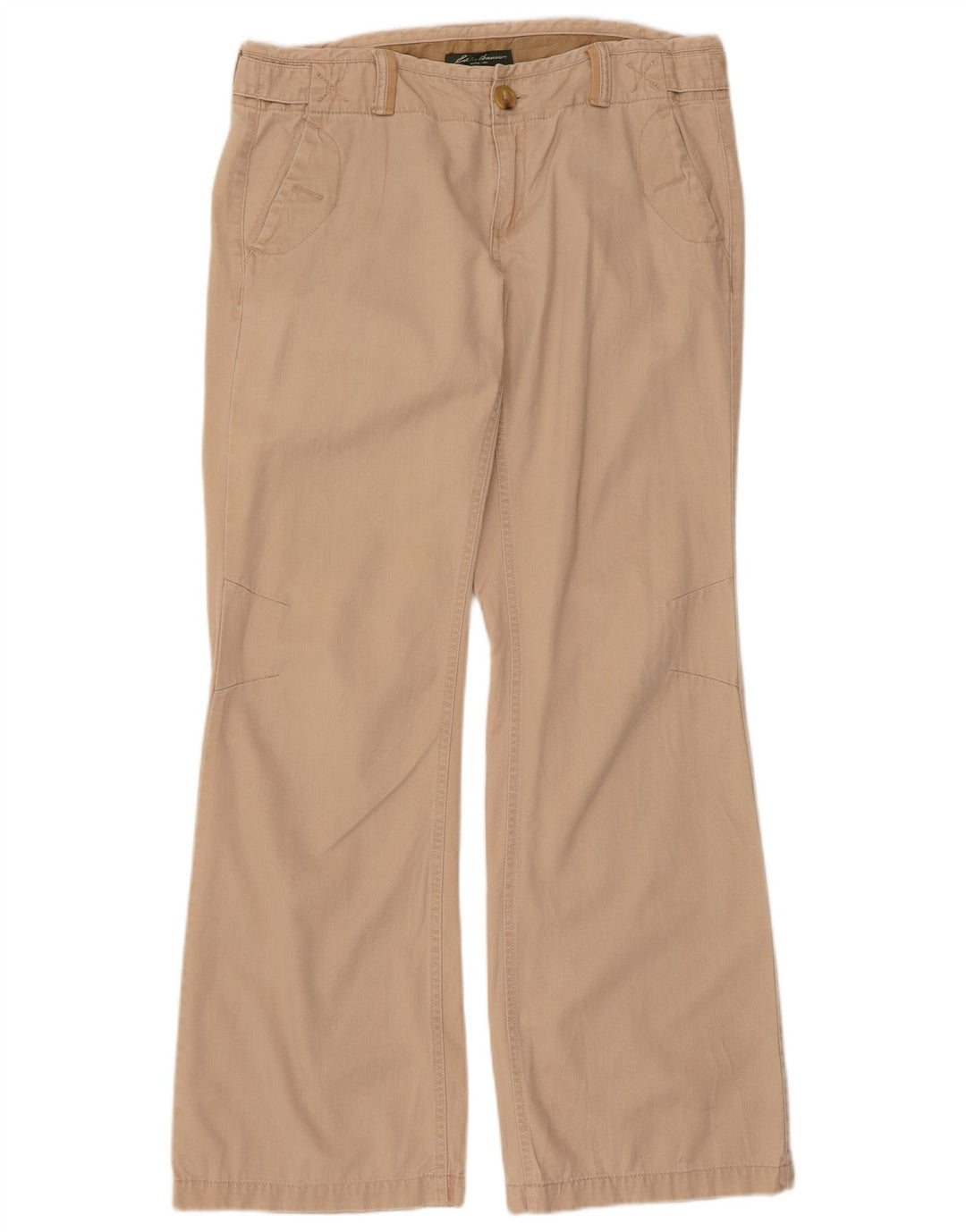 EDDIE BAUER Pantalon décontracté Shaw Fit pour femme US 10 Large W36 L31 Beige