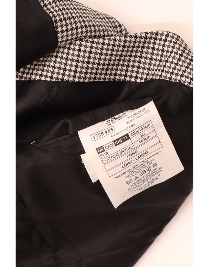 Marks & Spencer Veste St. Michael Blazer pour homme UK 40 Noir moyen