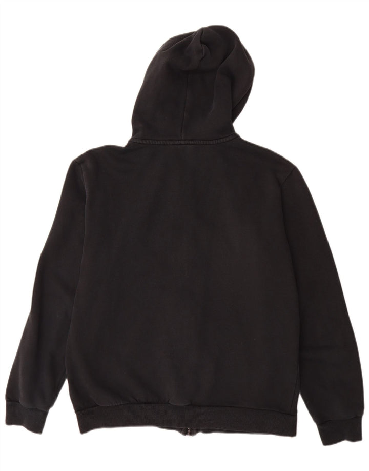 Puma Pull à capuche zippé pour femme UK 14 Noir moyen