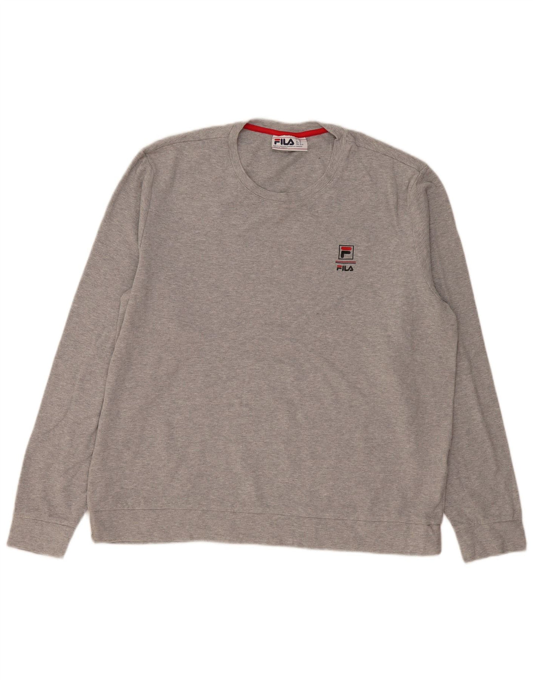Fila Sweatshirt Jumper XL Gris Coton Homme