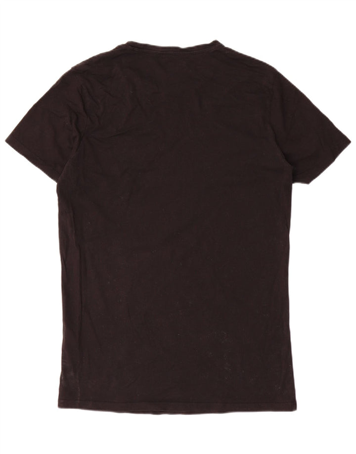 Diesel T-Shirt Homme Haut Large Noir Coton