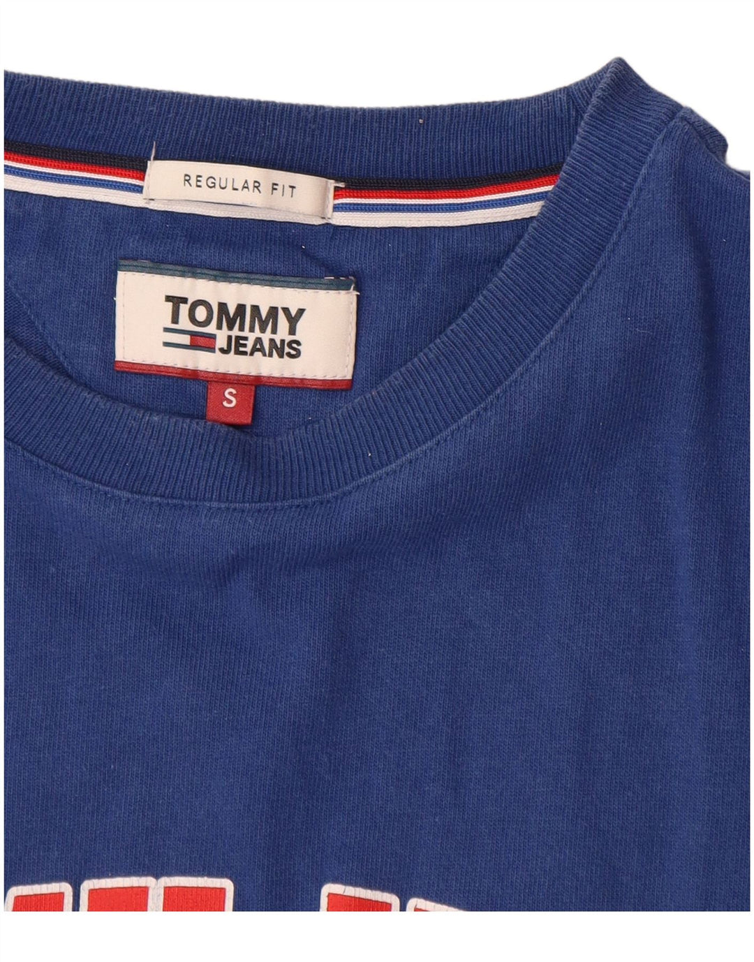 TOMMY HILFIGER T-shirt coupe classique pour homme en coton bleu petit