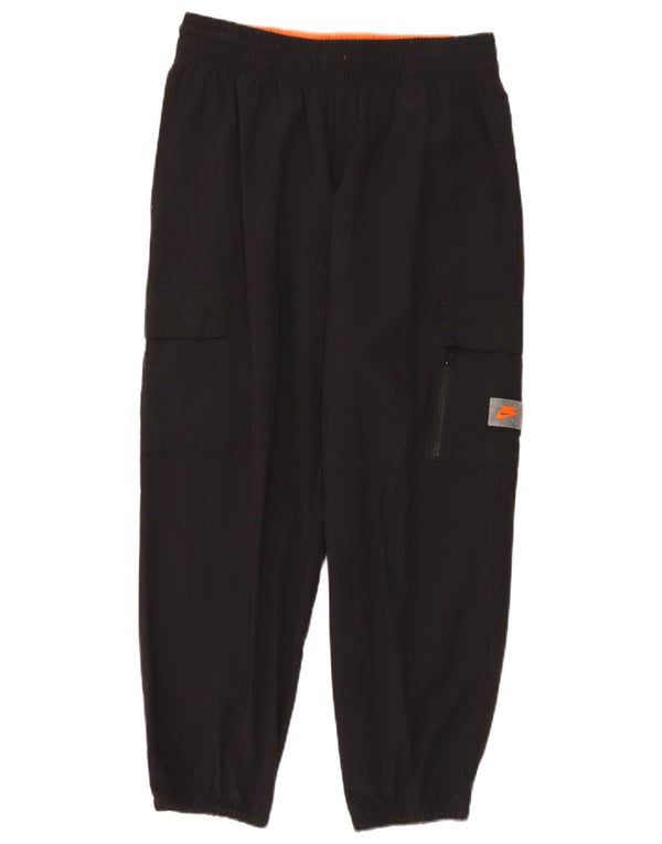 Nike Pantalon de survêtement cargo coupe ample pour homme en nylon noir moyen