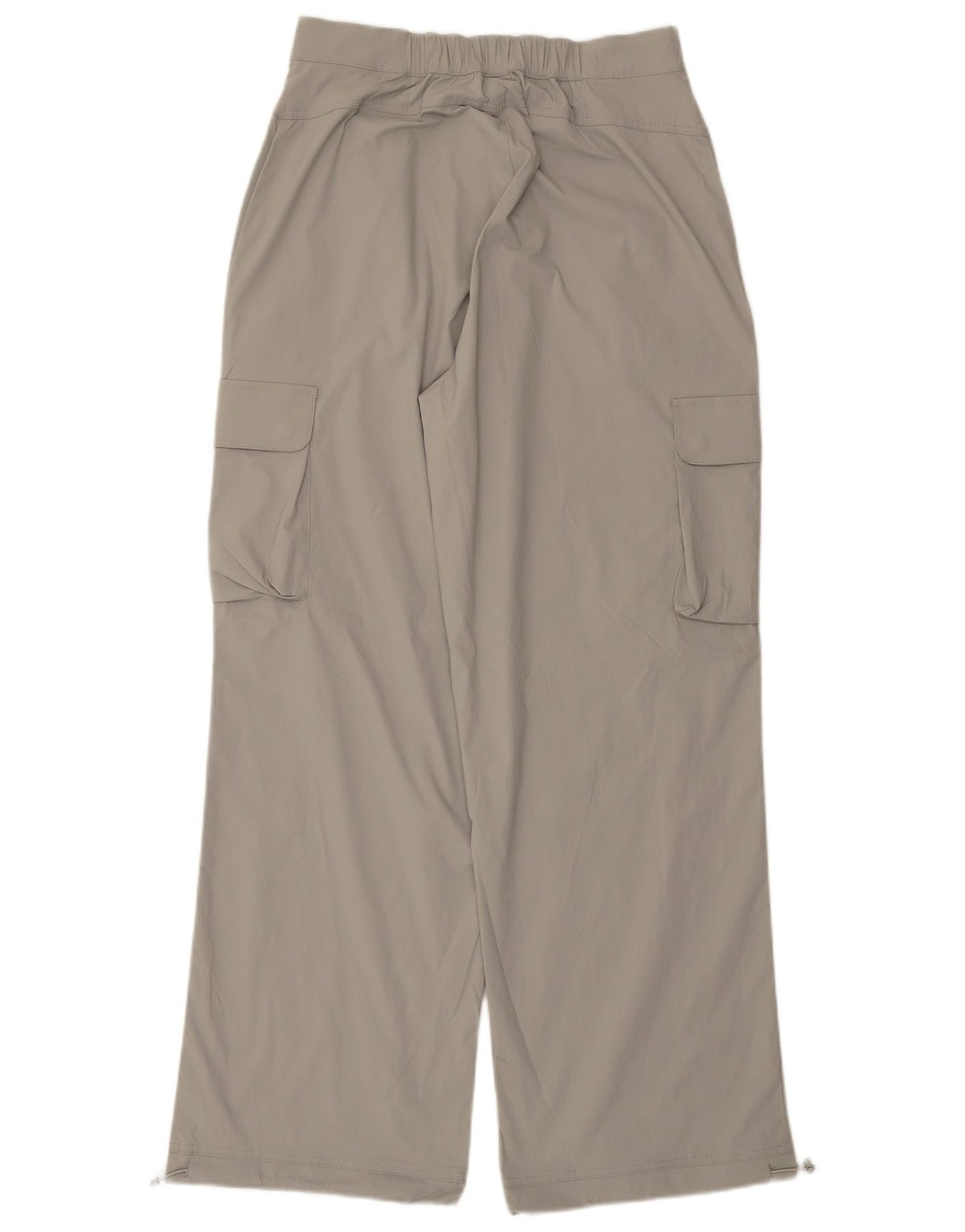 ELLESSE Pantalon cargo taille haute pour femme UK 14 Medium W30 L31 Gris