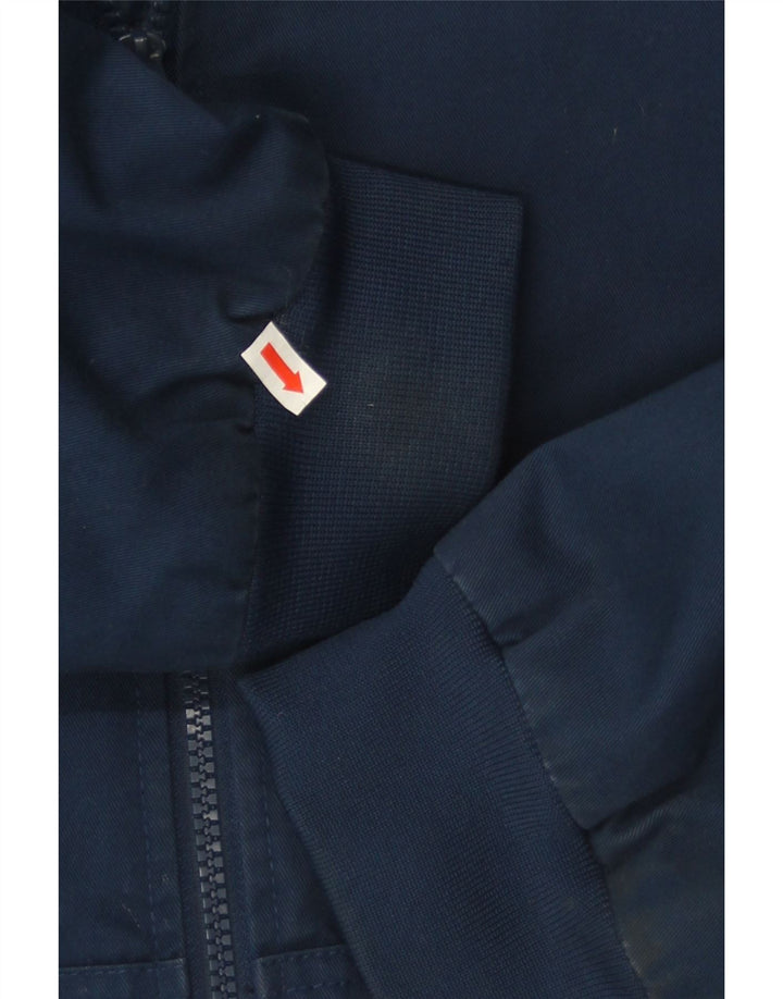 DC Mens Bomber Jacket UK 40 Large Bleu Marine Coton