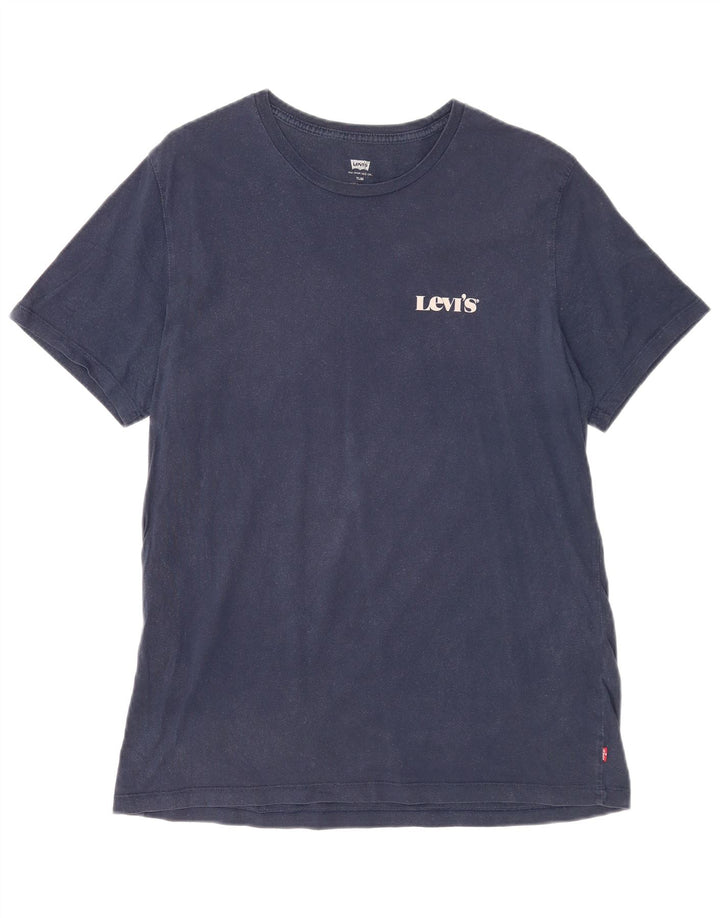 LEVI'S T-Shirt Slim Homme Bleu Marine XL Coton