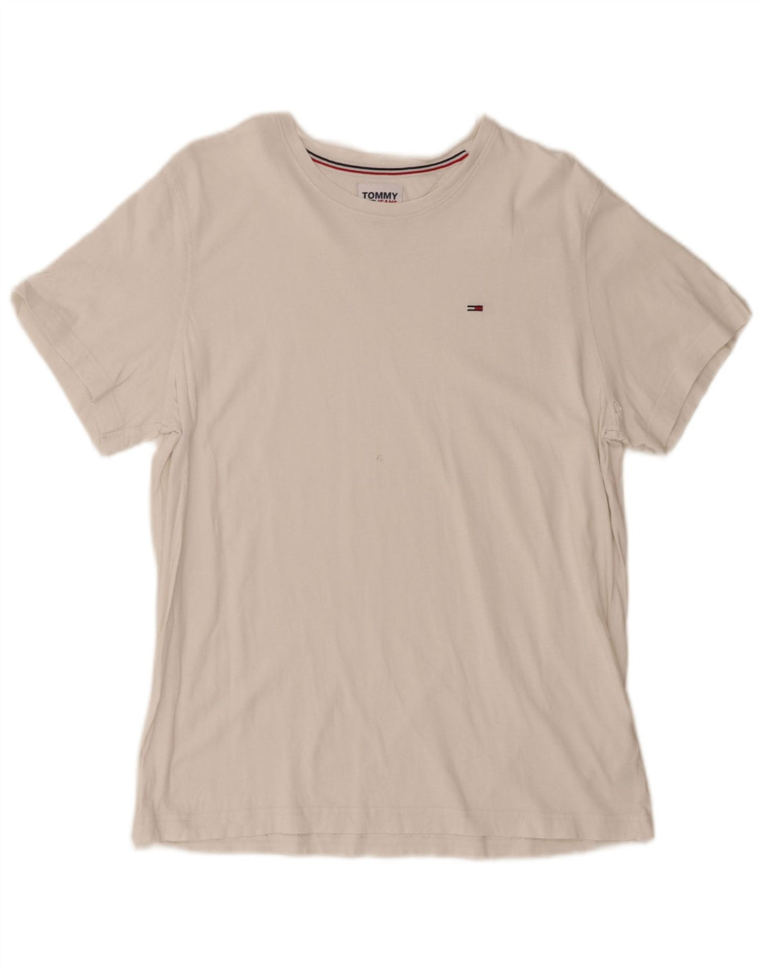 Tommy Hilfiger T-Shirt Homme Grand Blanc Coton