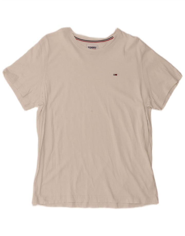Tommy Hilfiger T-Shirt Homme Grand Blanc Coton