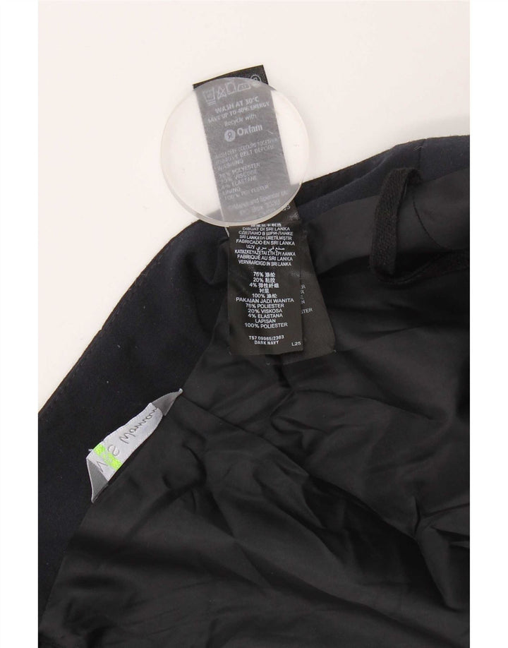 Marks & Spencer Jupe crayon femme UK 20 2XL W38 Bleu marine Polyester