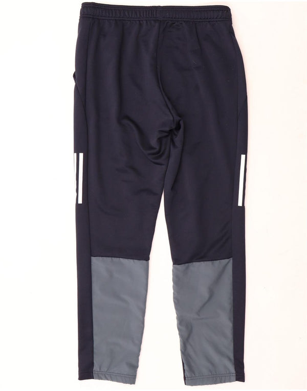 Adidas Pantalon de survêtement pour homme Large Bleu Marine Colorblock Polyester
