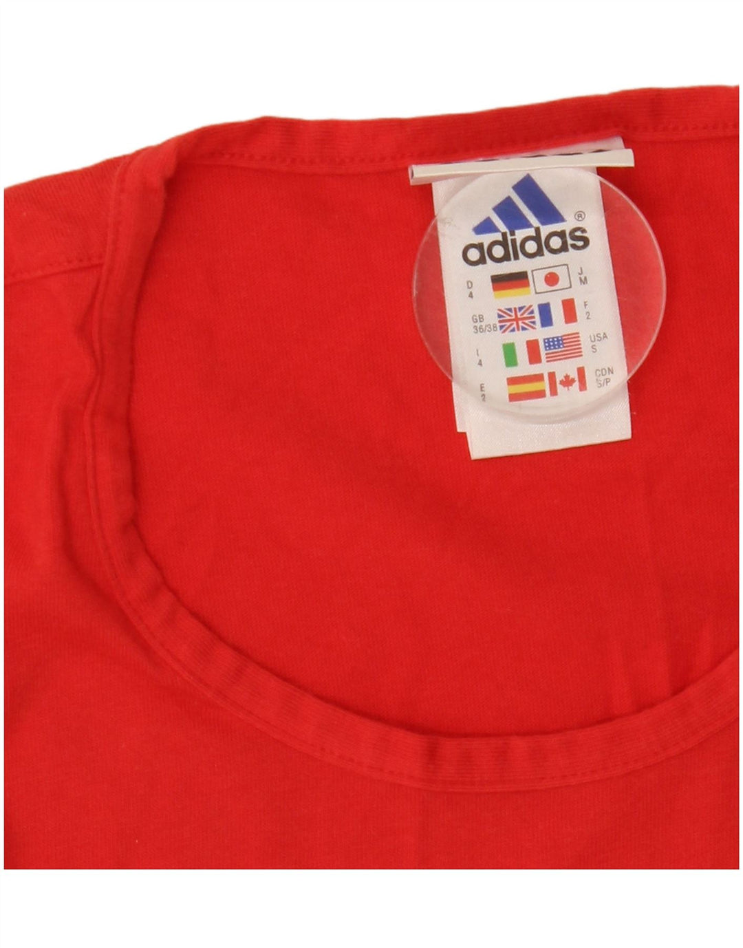 Adidas Débardeur pour homme UK 36/38 Petit Rouge Coton
