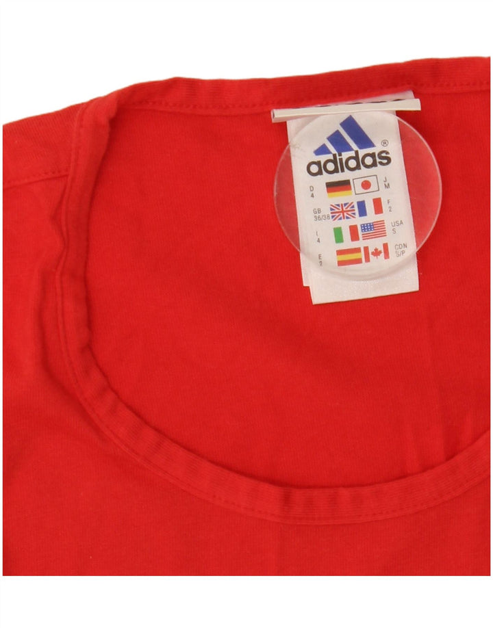 Adidas Débardeur pour homme UK 36/38 Petit Rouge Coton