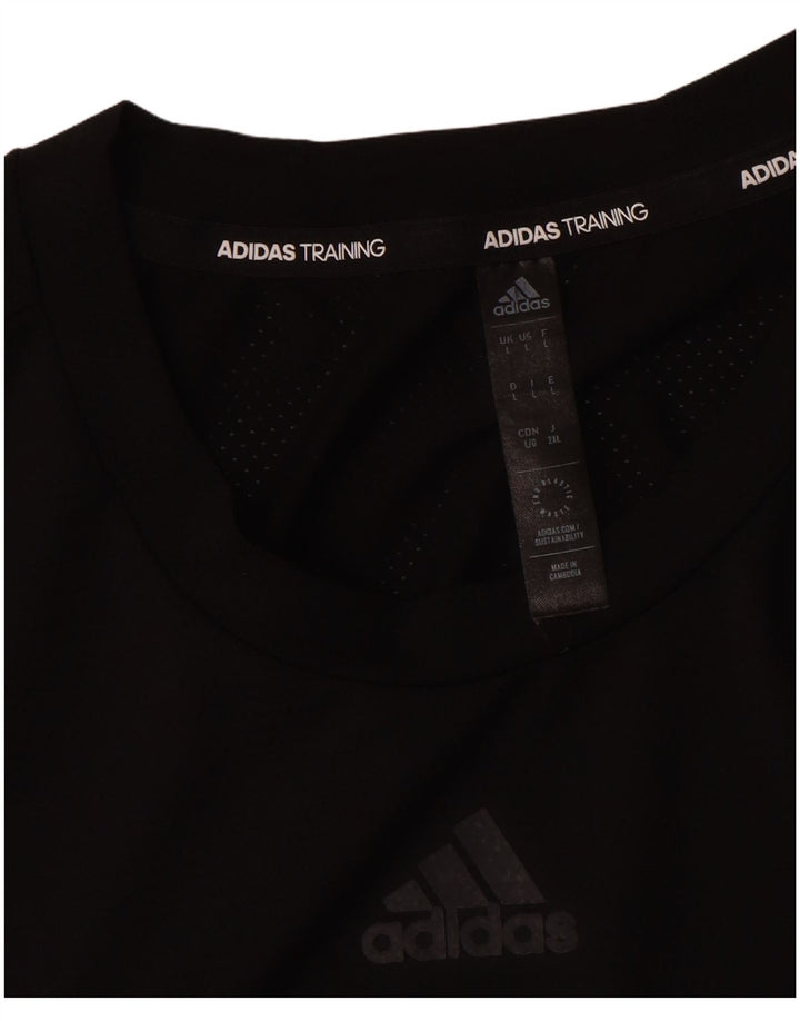 Adidas Hommes Aeroready T-Shirt Haut Grand Noir Polyester
