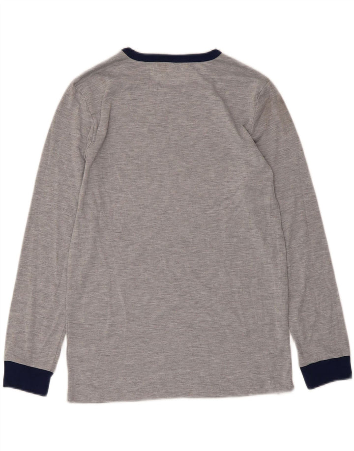 EDDIE BAUER Boys Graphic Top Long Sleeve 14-15 Years Large Grey Polyester Vintage Eddie Bauer and Second-Hand Eddie Bauer from Messina Hembry 