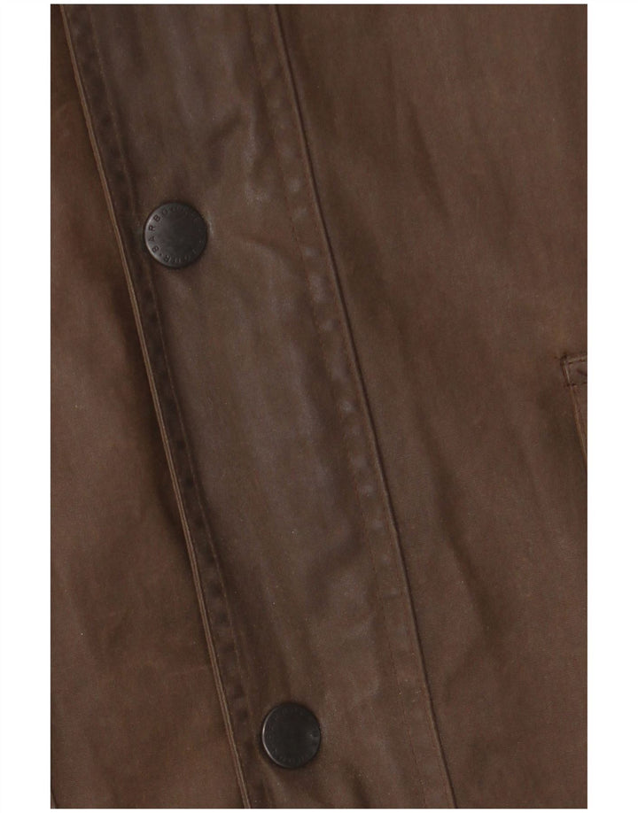 BARBOUR Veste ample en coton ciré pour homme UK 42 XL Marron Polyuréthane