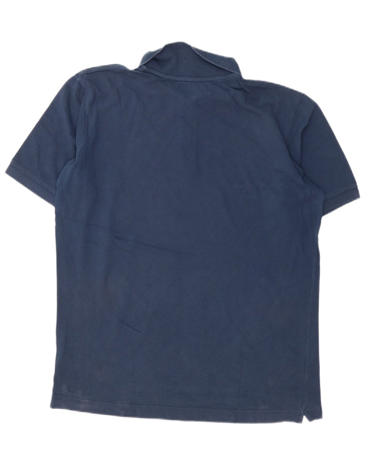 Kappa Polo Homme Large Bleu Marine Coton
