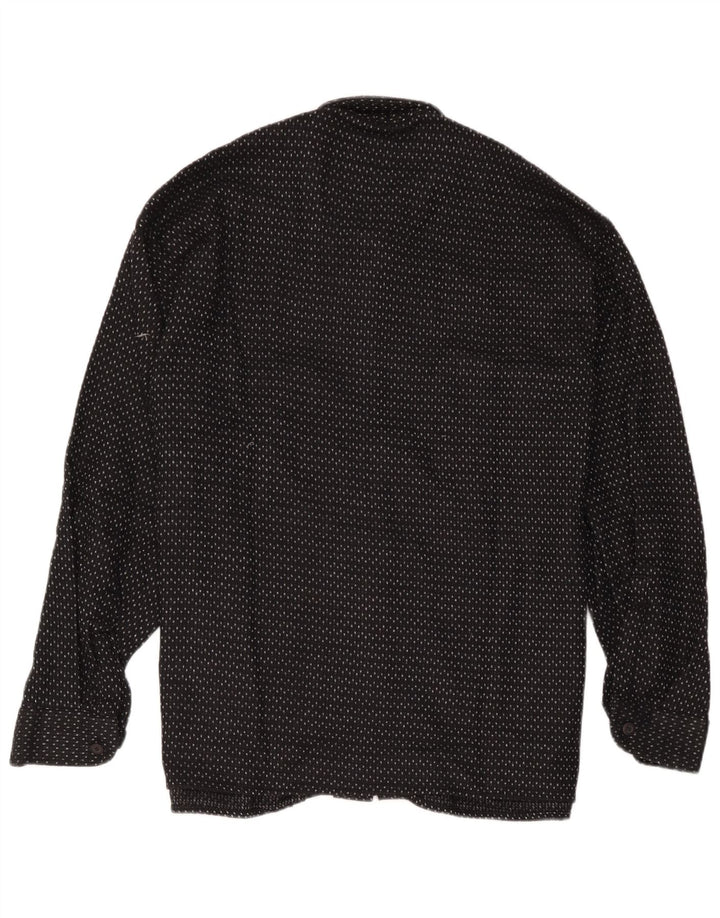 Azzurra Chemise Flanelle Homme XL Noir Tacheté Polyester