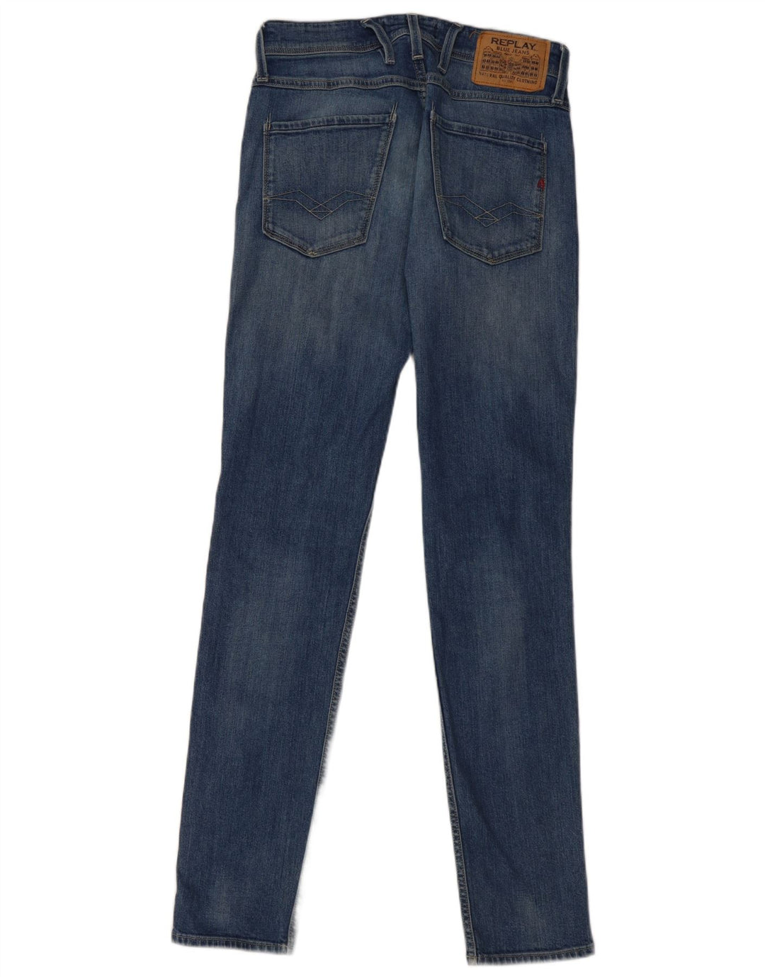 REPLAY Femme Anbass Jean Skinny W28 L32 Bleu