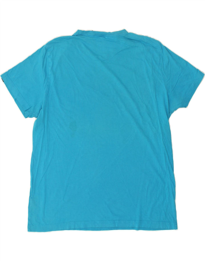 PUMA Mens Graphic T-Shirt Top XL Blue Vintage Puma and Second-Hand Puma from Messina Hembry 