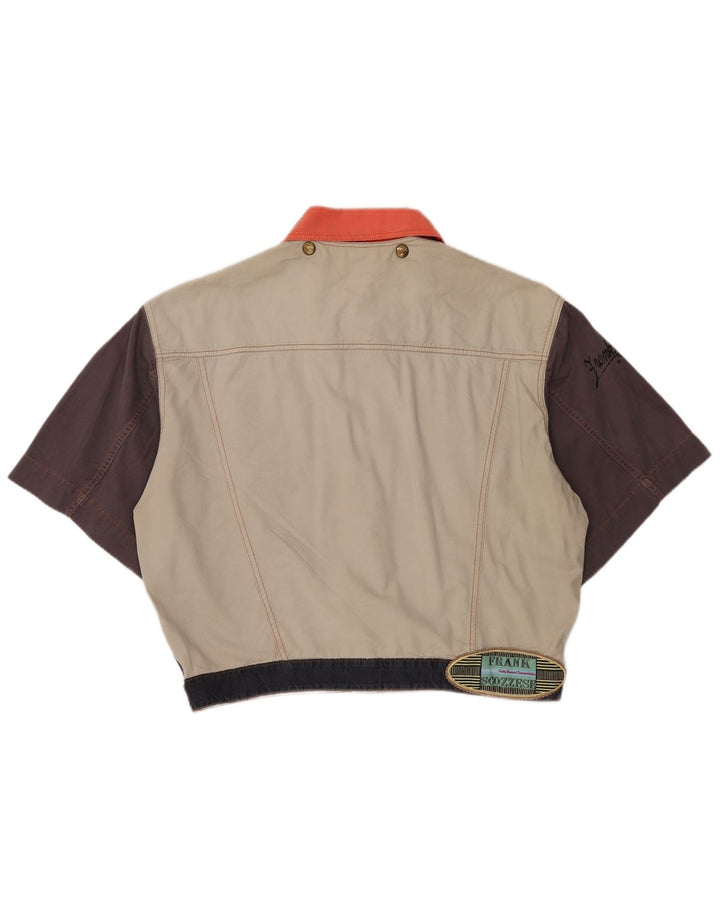 Frank Scozzese Veste en jean surdimensionnée pour homme UK 38 Bleu marine moyen