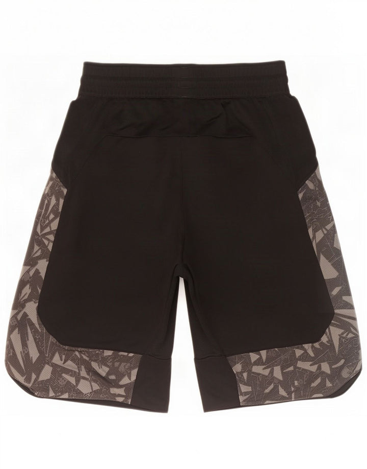 Adidas Short de sport pour homme Petit polyester géométrique noir