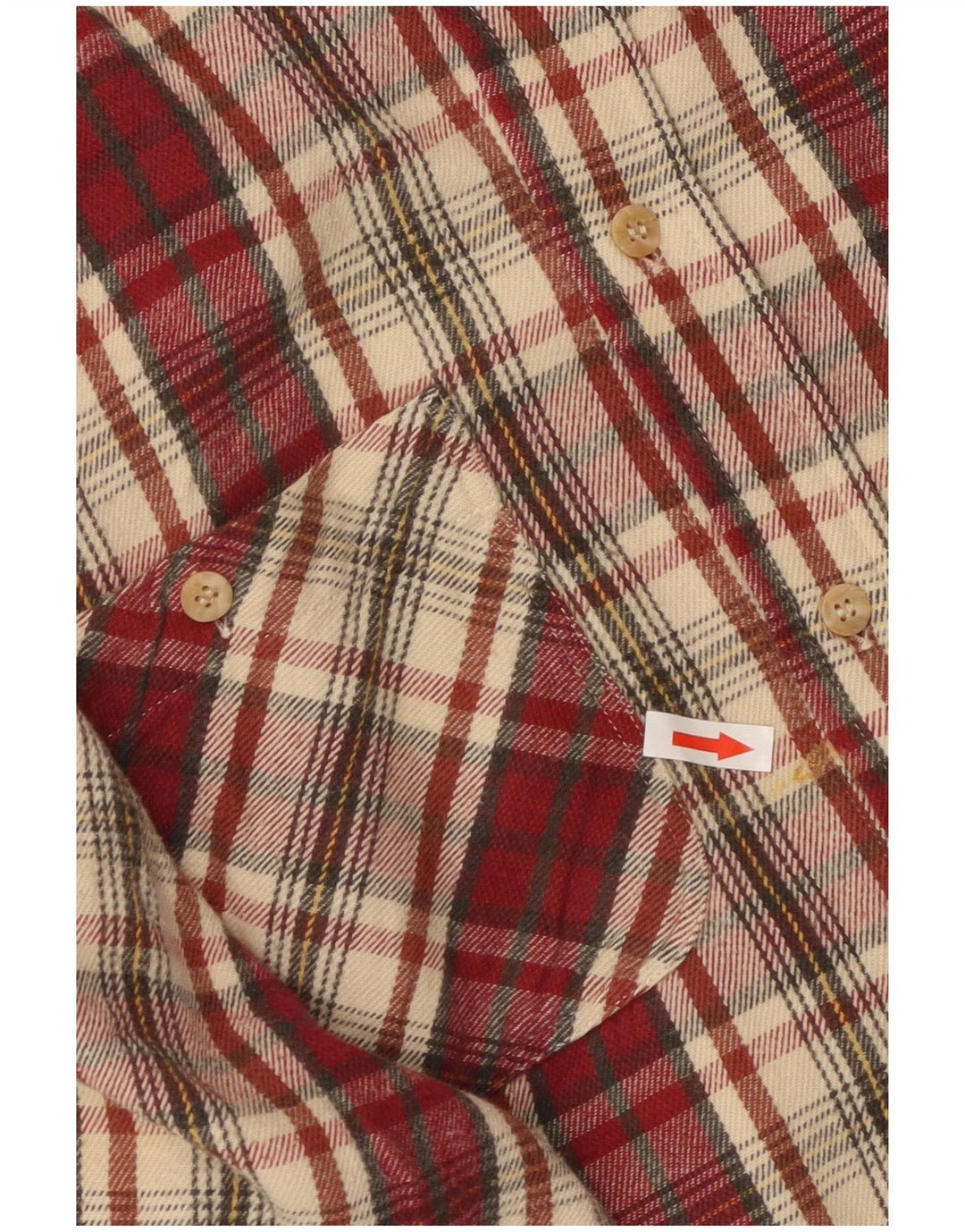 Think Pink Chemise en Flanelle à Carreaux XL Homme Bordeaux