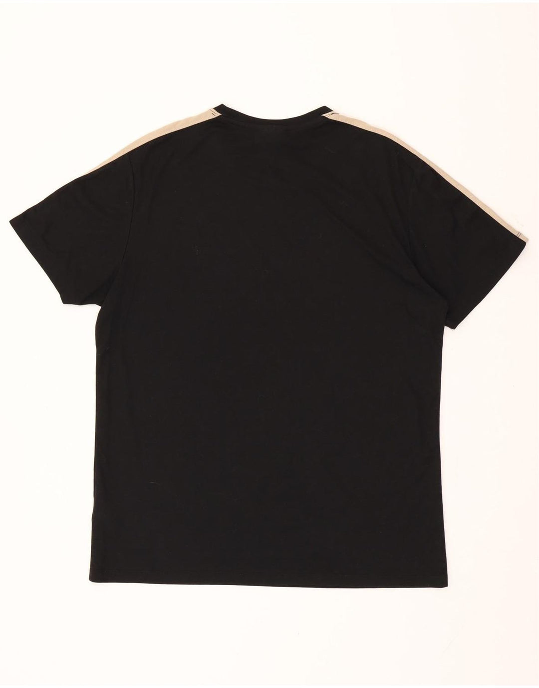 DKNY T-shirt graphique pour hommes en coton color block noir grand