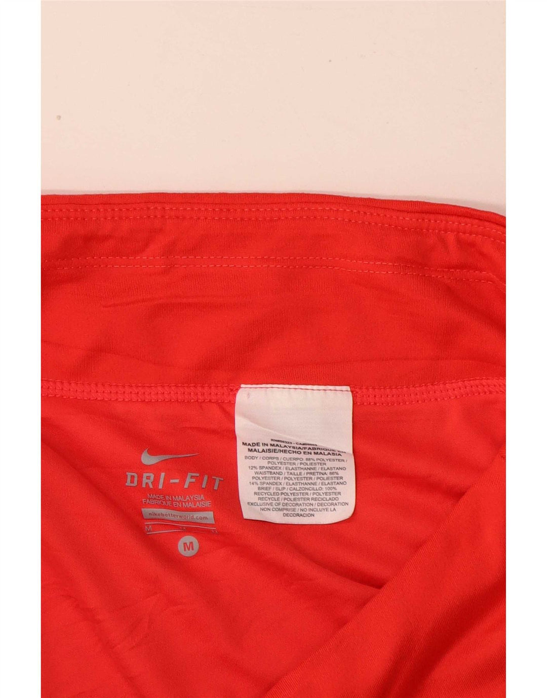 Nike Short de sport Dri Fit pour femme UK 14 Polyester camouflage rouge moyen