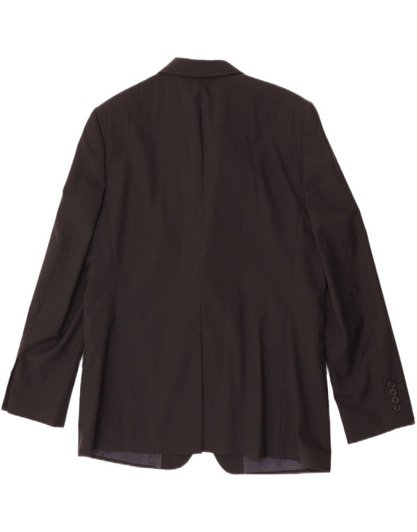 Ted Baker Veste blazer à 2 boutons pour homme UK 44 2XL Laine noire