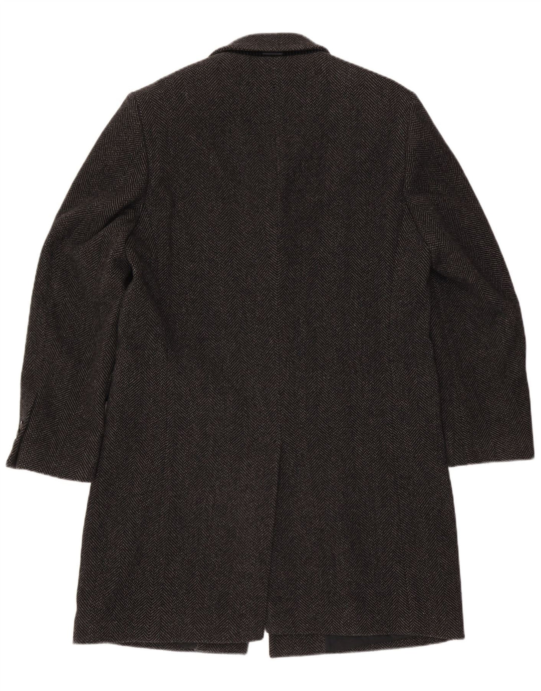 Joop Manteau Homme EU 52 XL Laine à Chevrons Noir