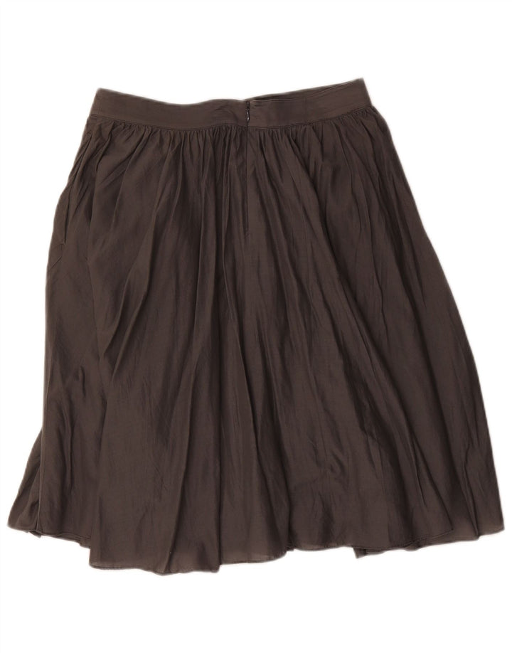 J. Crew Jupe plissée pour femme US 4 Small W30 Coton gris