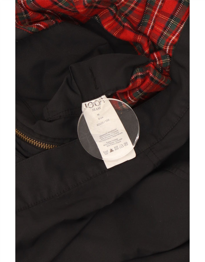 Joop Veste utilitaire à capuche pour homme UK 38 Medium Noir Polyester