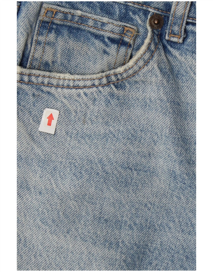 Zara Jean ample pour femme EU 38 Small W28 L29 Bleu