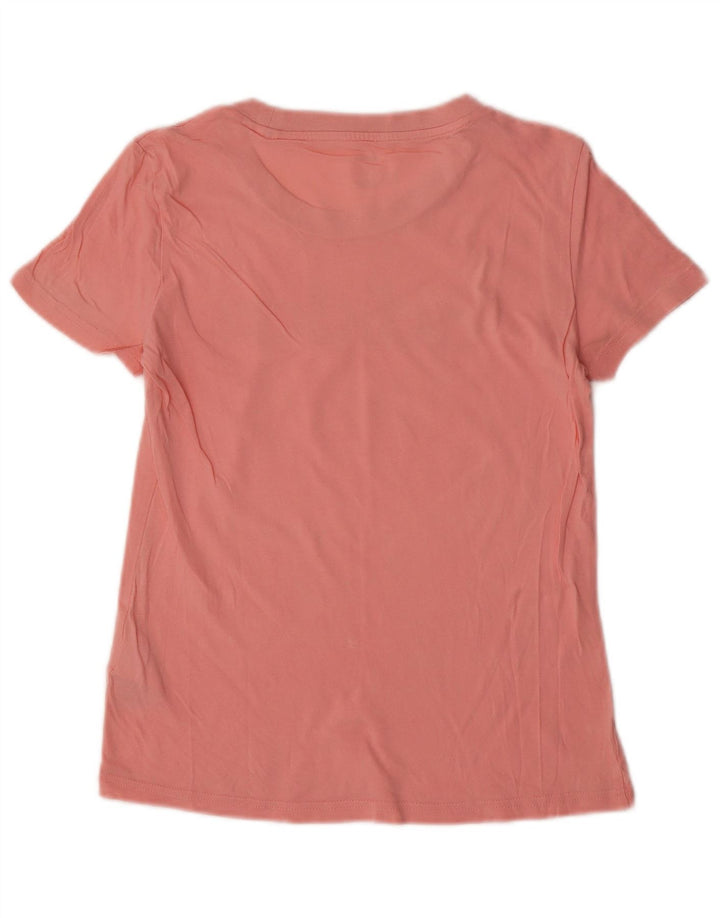 ADIDAS T-shirt graphique pour femme UK 4/6 XS Rose Coton