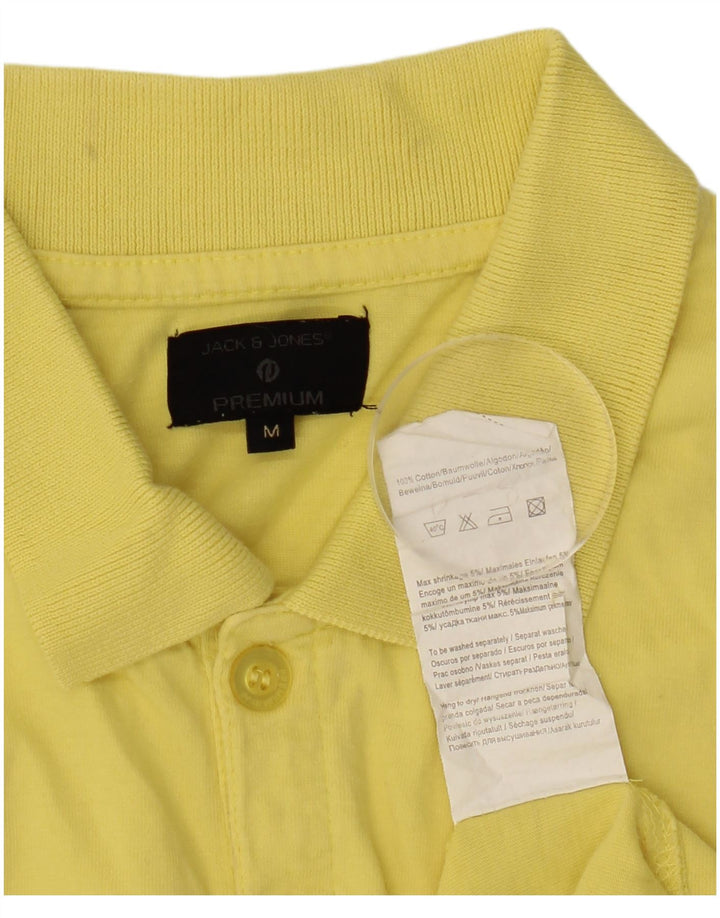 Jack & Jones Polo Homme Jaune Moyen Coton