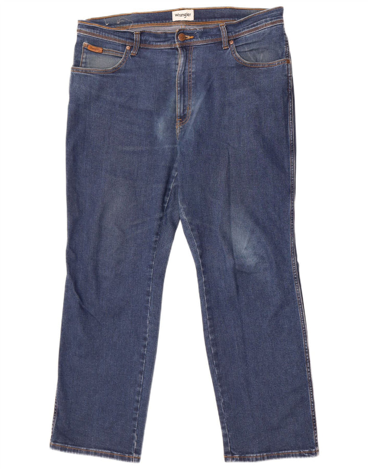 Wrangler Jean Droit Texas Homme W38 L30 Bleu Coton