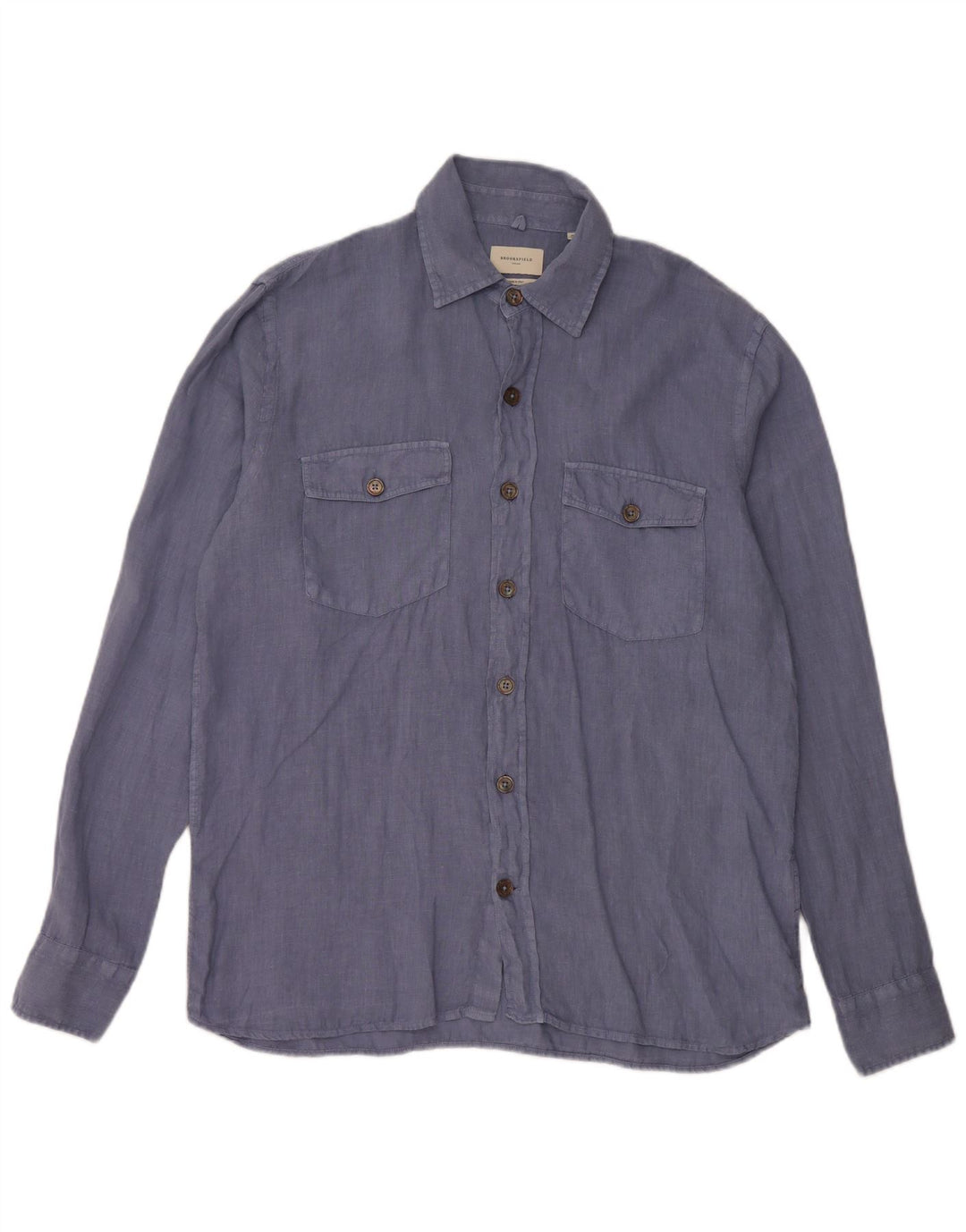 BROOKSFIELD Chemise Homme Taille 39 Bleu Moyen