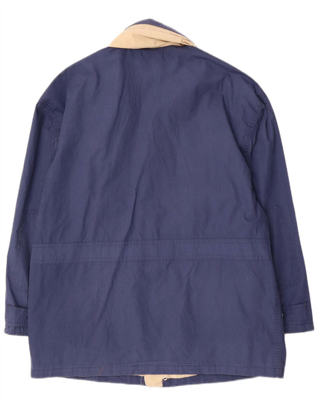 veste utilitaire homme vintage UK 42 XL Polyester bleu marine