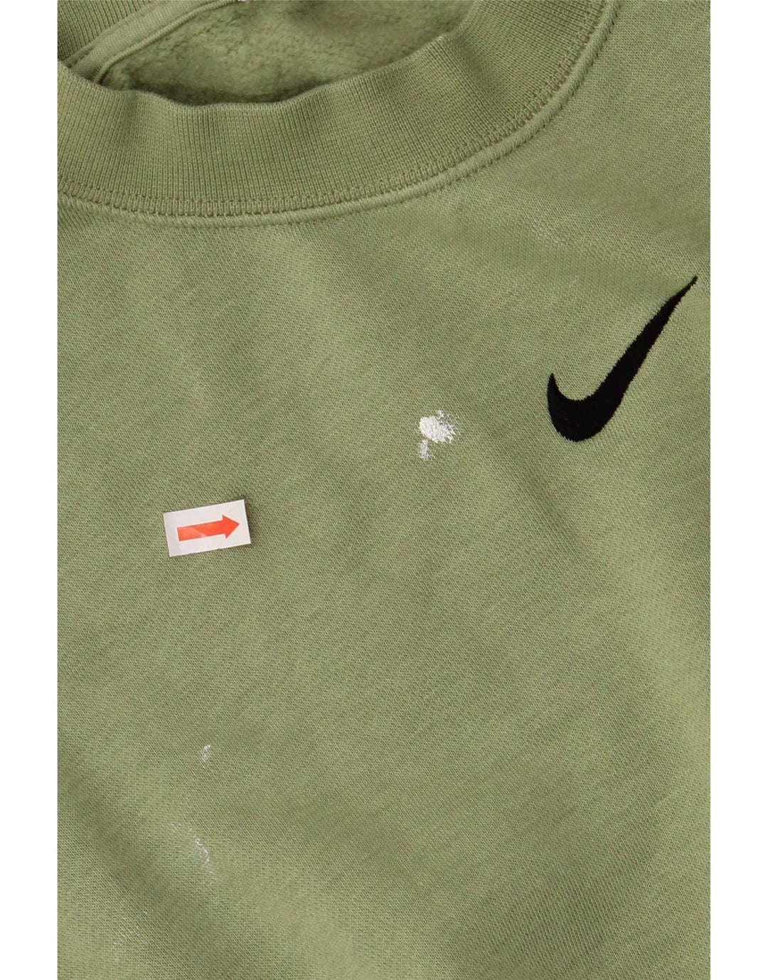 Nike Sweat-shirt coupe ample pour homme en coton vert Taille S
