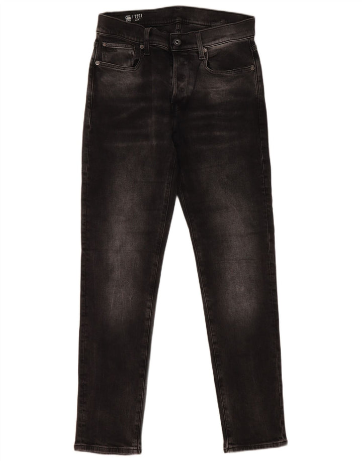 G-Star Jean Slim 3301 Femme W28 L32 Coton Noir