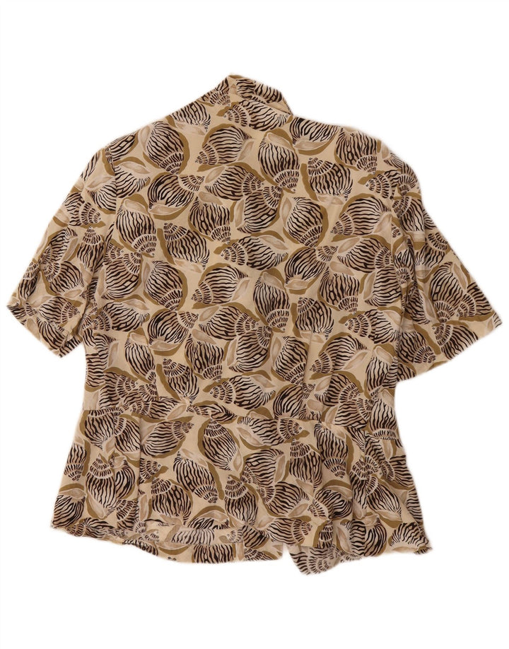 EVAN PICONE Cardigan pour femme US 8 Vert moyen imprimé animal